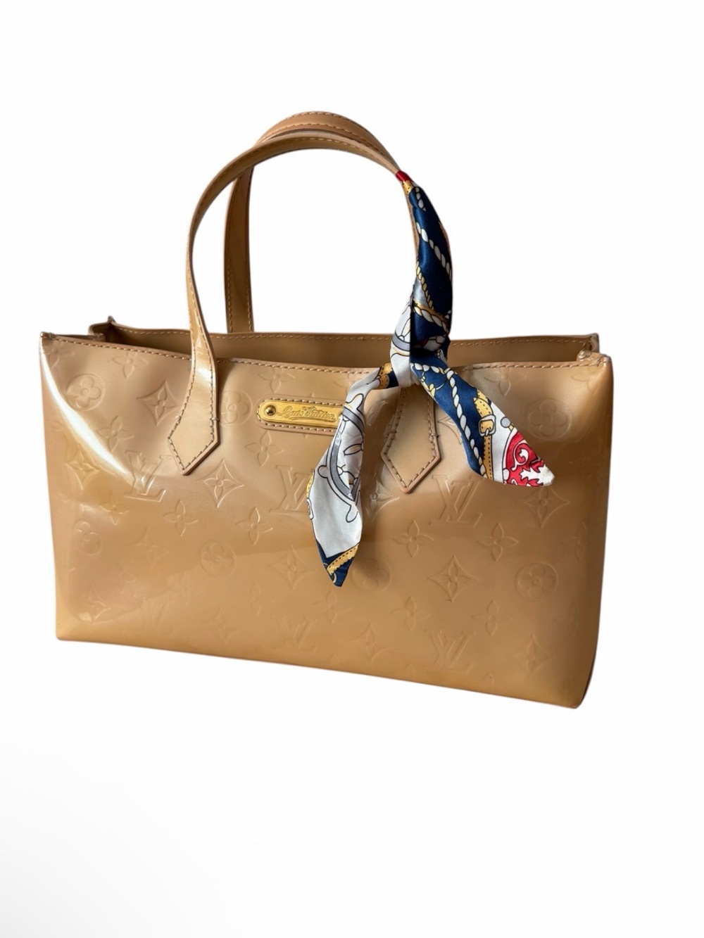 Louis Vuitton Wilshire PM, Monogram Vernis, Patent Leather Tote
